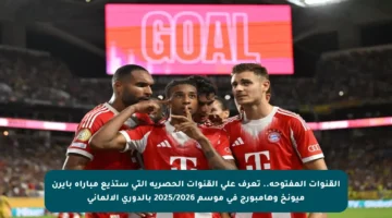 القنوات المفتوحة.. تعرف على القنوات الحصرية التي ستذيع مباراة بايرن ميونخ وهامبورج في موسم 2025/2026 بالدوري الألماني